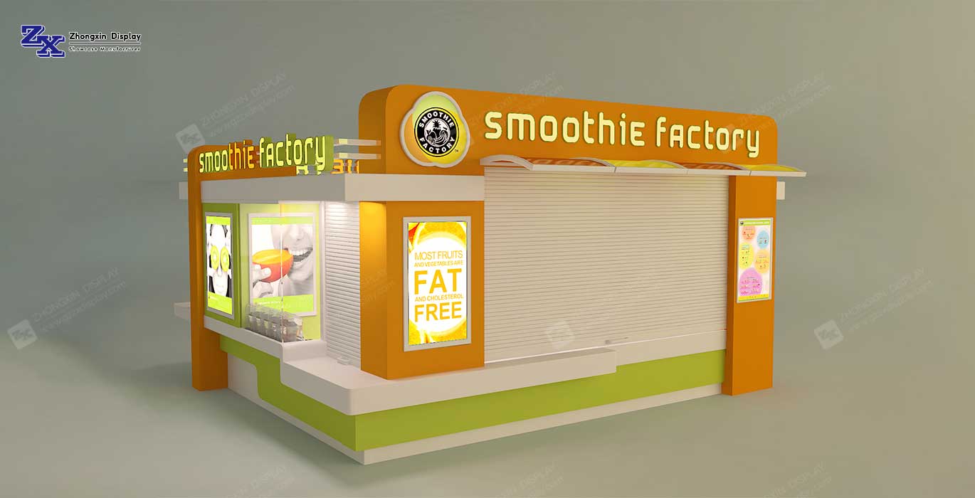 【Philippines】Dessert retail store kiosk design custom made for shopping mall