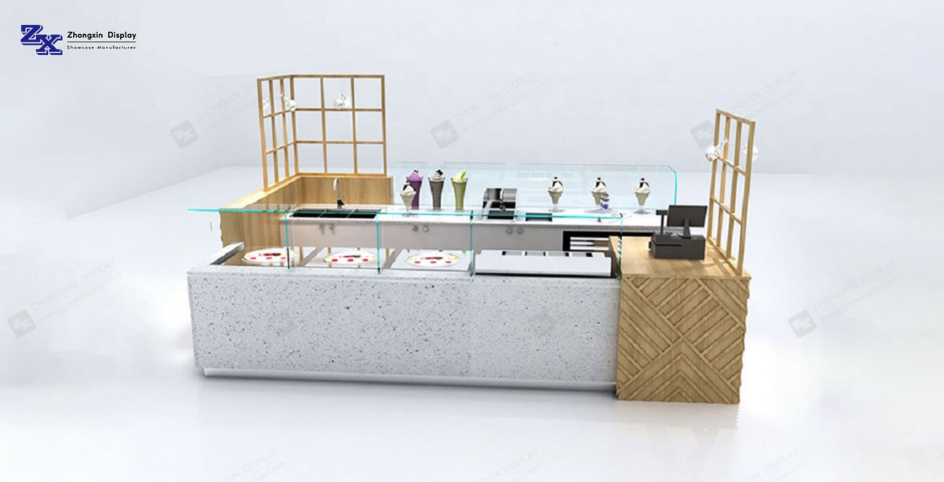 【Australia】 Ice cream kiosk design coffee retail booth customized for shopping mall【Australia】 Ice cream kiosk design coffee retail booth customized for shopping mall