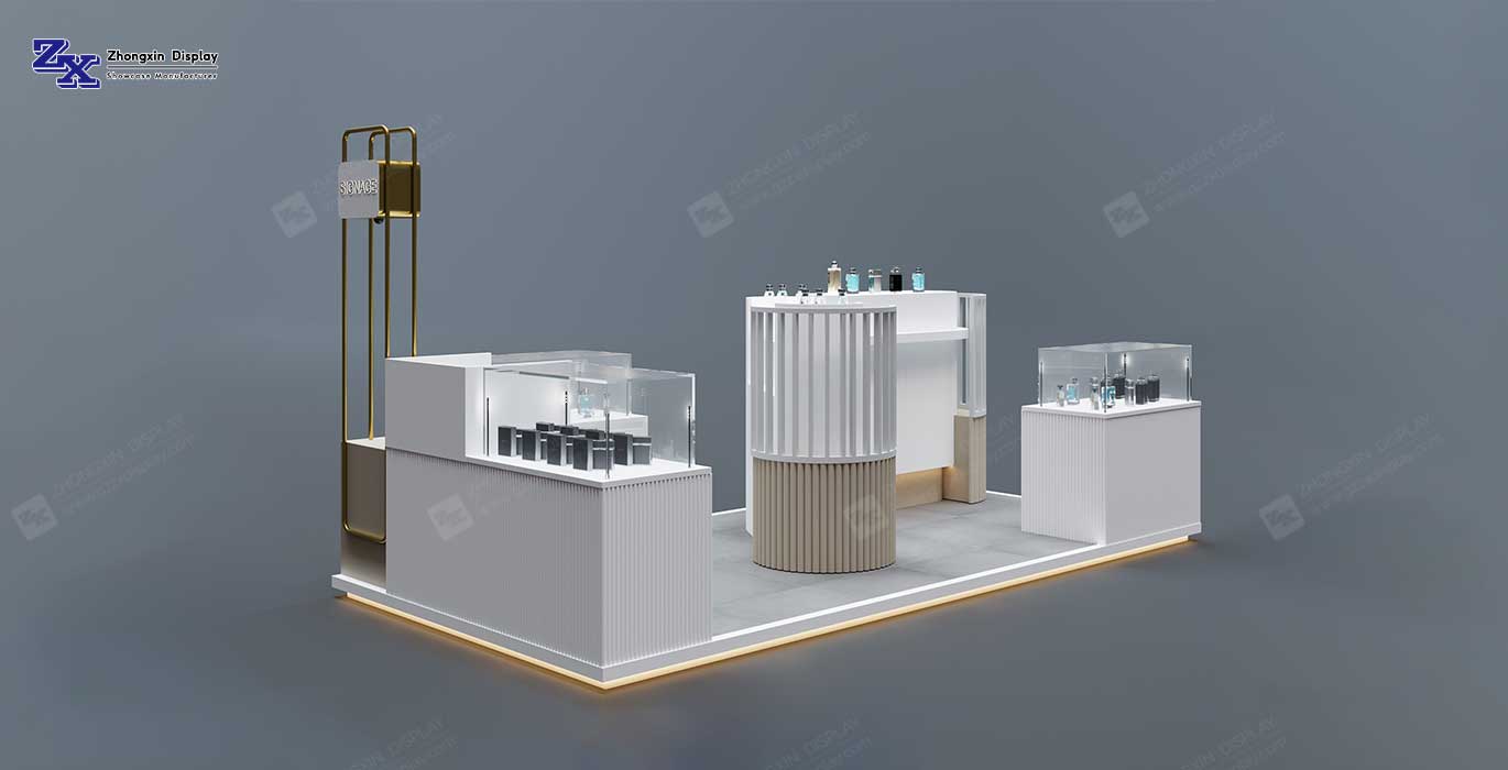 New Custom Perfume Kiosk for Sale Fragrance Retail Kiosk Design Ideas