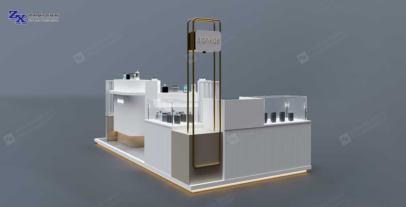 New Custom Perfume Kiosk for Sale Fragrance Retail Kiosk Design Ideas